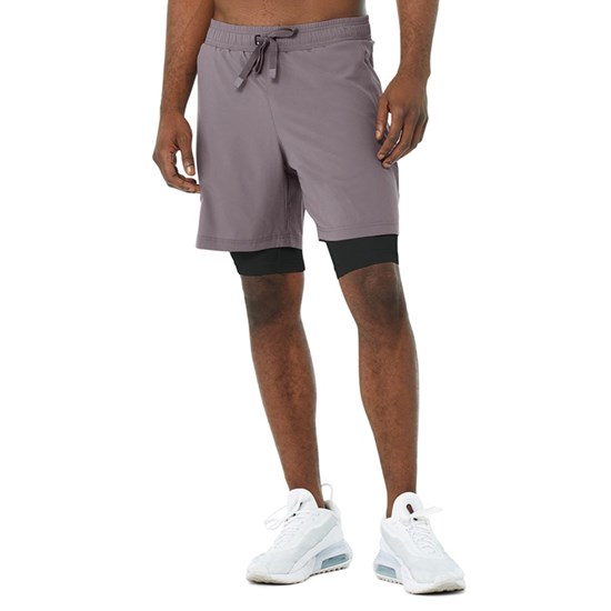 Bermudas Alo Yoga 7" Unity 2-In-1 Hombre Morados | CDJH91738