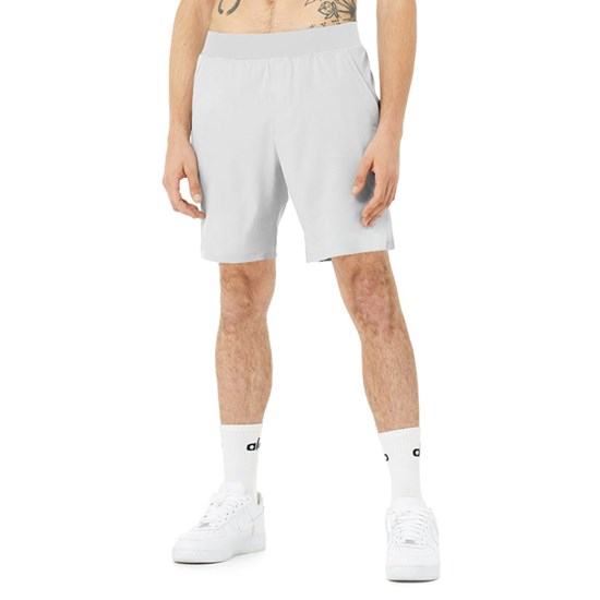 Bermudas Alo Yoga 9" Repetition Hombre Grises | AUZS74869