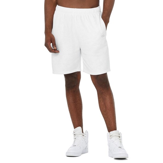 Bermudas Alo Yoga Accolade Sweat Hombre Blancos | DRQG24361