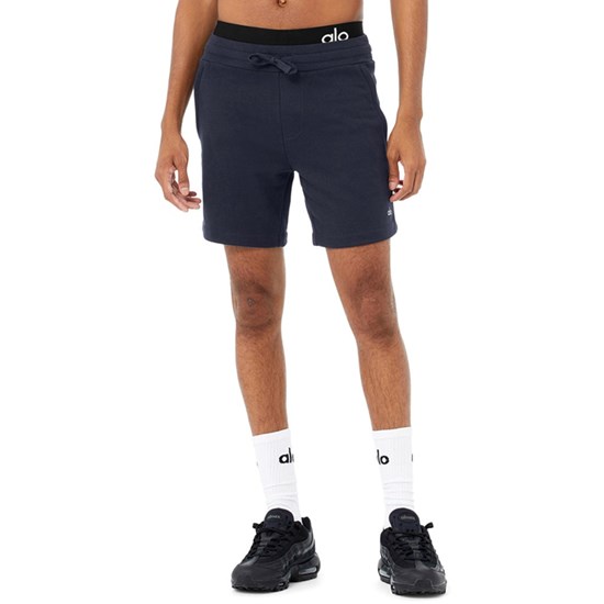 Bermudas Alo Yoga Chill Hombre Azules | CADR03468