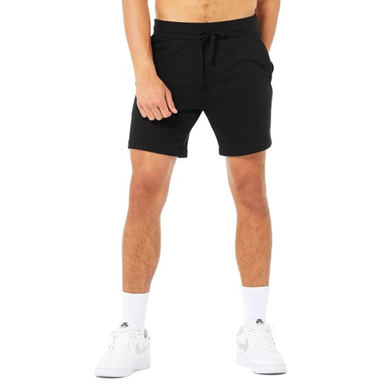 Bermudas Alo Yoga Chill Hombre Negros | WDXH28097