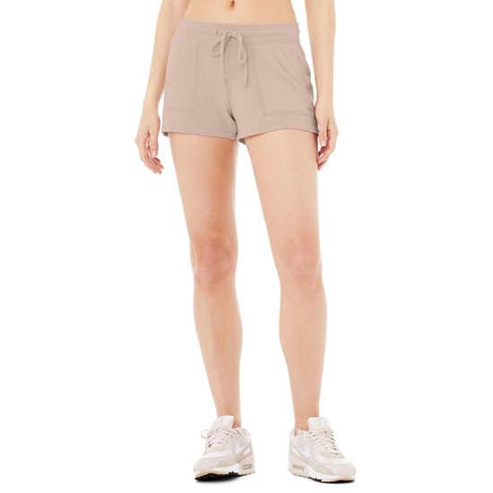 Bermudas Alo Yoga Daze Corta Mujer Rosas | LYSK58729