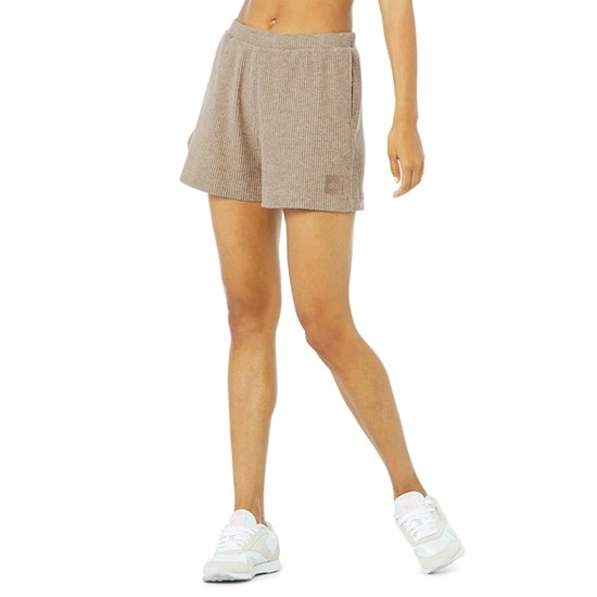 Bermudas Alo Yoga Muse Corta Mujer Beige | OQFB27534