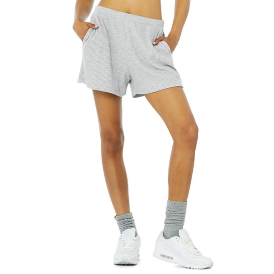 Bermudas Alo Yoga Muse Corta Mujer Grises | RMQG80762