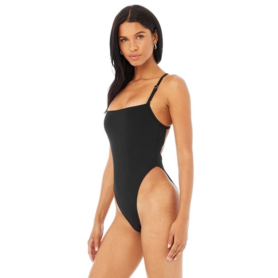 Bodysuit Alo Yoga Thrill Seeker Bodysuit Mujer Negros | VWCO05984