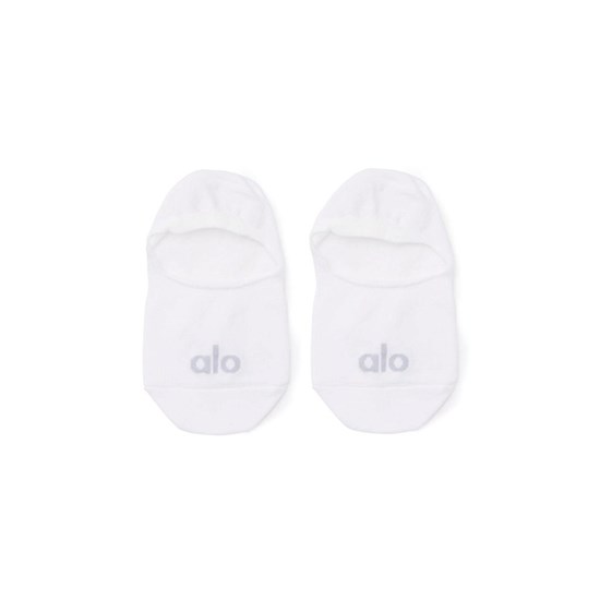 Calcetines Alo Yoga Conceal Mujer Blancos | PHCZ68329