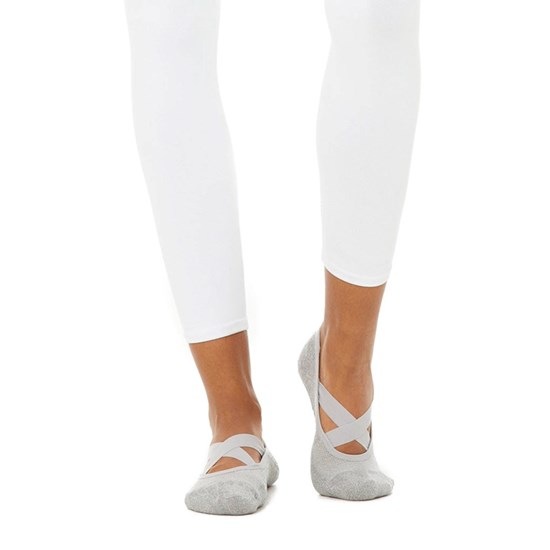 Calcetines Alo Yoga Pivot Barre Mujer Grises | GZXD49580