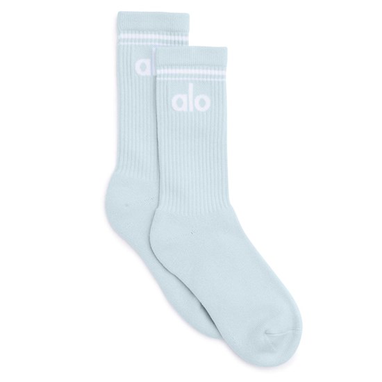 Calcetines Alo Yoga Throwback Mujer Azules | CGNW64103
