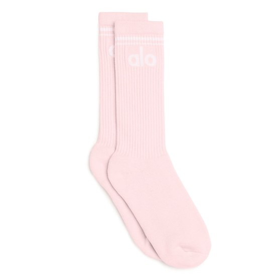 Calcetines Alo Yoga Throwback Mujer Rosas | QWCN57319