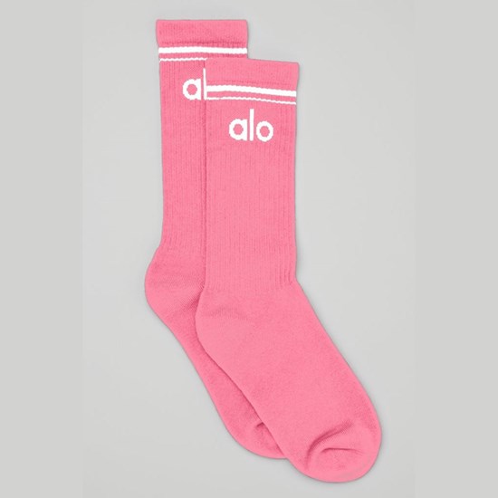Calcetines Alo Yoga Unisex Throwback Mujer Rosas | FEHD36801