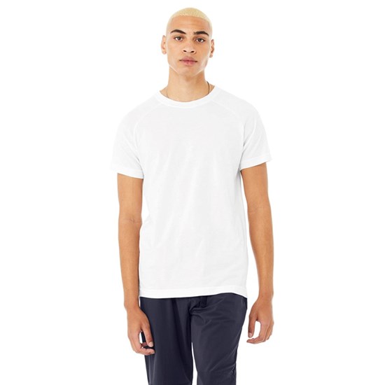 Camiseta Alo Yoga Triumph Crew Neck Corta Sleeves Hombre Blancos | FRKQ52301