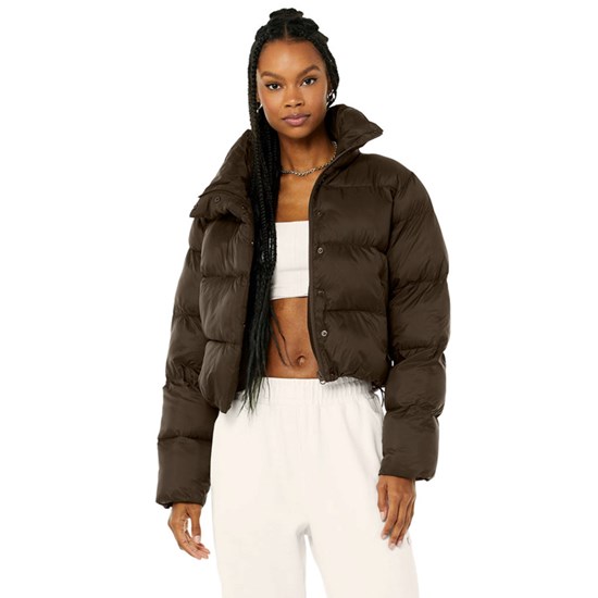 Chaquetas Alo Yoga Gold Rush Puffer Mujer Marrom | FDOM91723