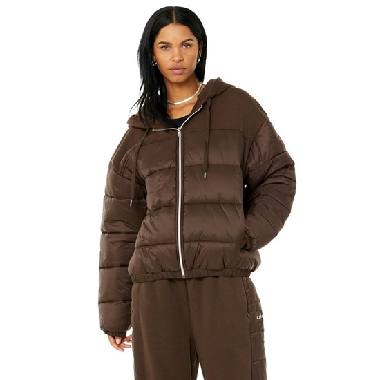 Chaquetas Alo Yoga Mash Up Mujer Marrom | RICN89456