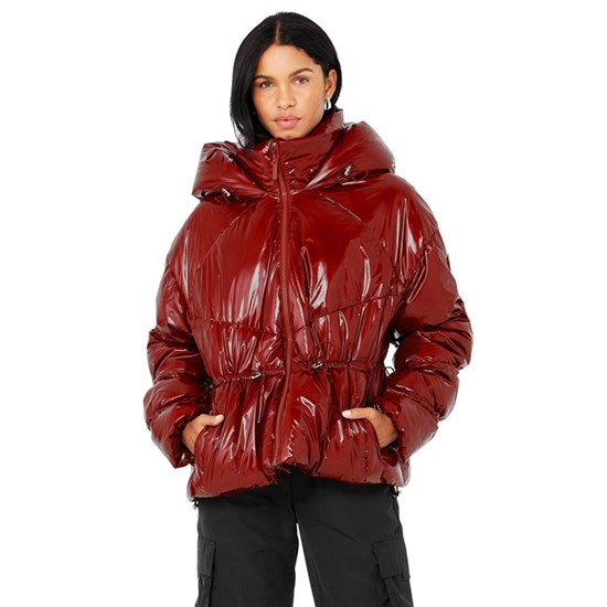 Chaquetas Alo Yoga Stunner Puffer Mujer Rojos | TFNB31054