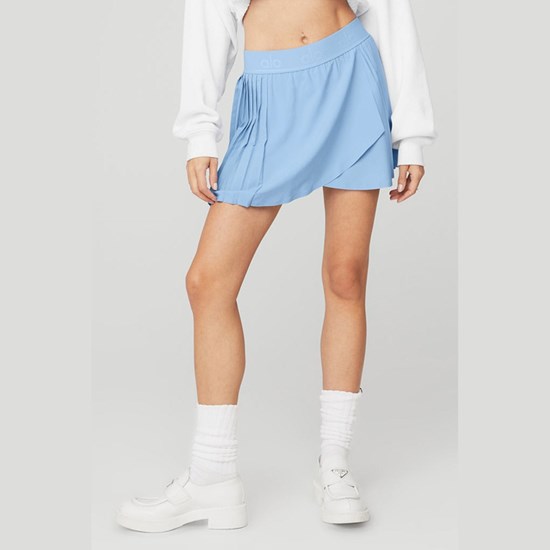 Falda Alo Yoga Aces Tenis Mujer Azules | TICS50968