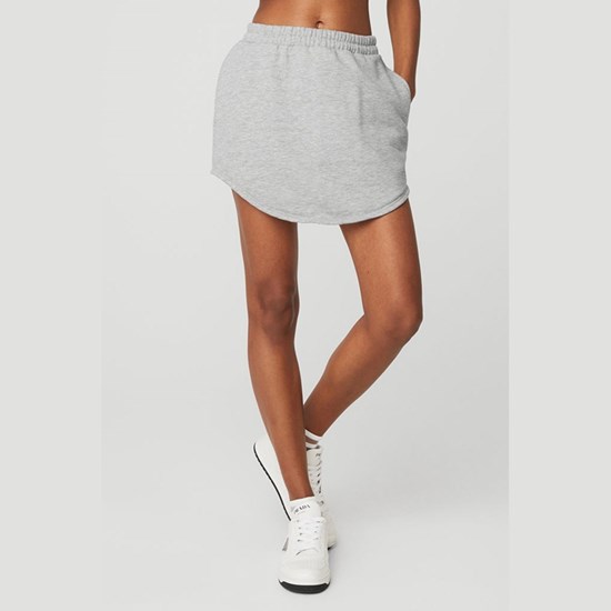 Falda Alo Yoga High-Cintura Accolade Sweatshirt Mujer Grises | RXQE81572