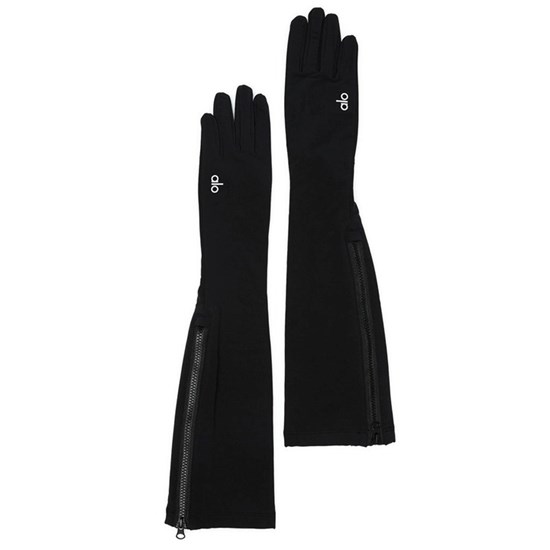 Guantes Alo Yoga Sleek City Gloves Mujer Negros | DXKZ37186