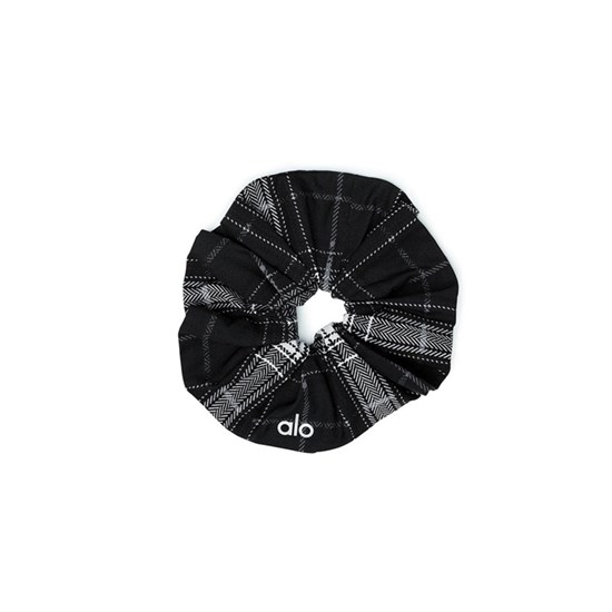 Hair Tie Alo Yoga Legacy Plaid Oversized Scrunchie Mujer Negros | WMKY59370