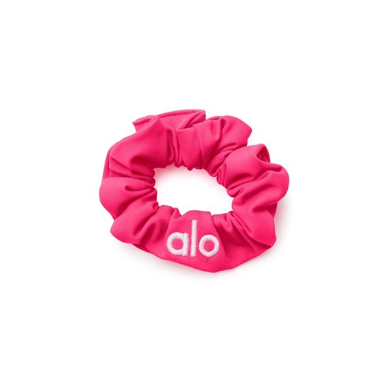 Hair Tie Alo Yoga Neon Scrunchie Mujer Rosas | IGBL34786