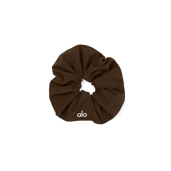 Hair Tie Alo Yoga Oversized Scrunchie Mujer Marrom | ENBR04973