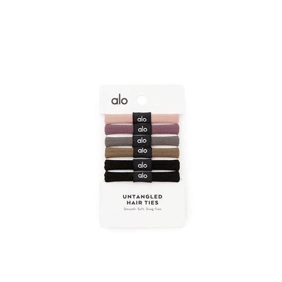 Hair Tie Alo Yoga Untangled 6-Pack Mujer Beige | AIJP91725