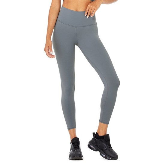 Leggins Alo Yoga 7/8 High-Cintura Airbrush Mujer Azules | IBXT48769
