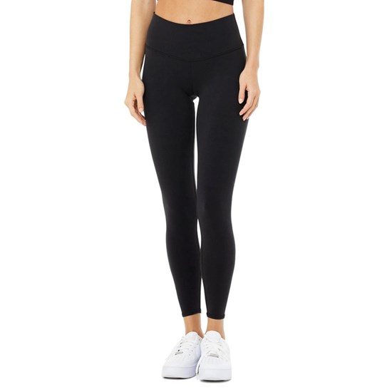 Leggins Alo Yoga 7/8 High-Cintura Airbrush Mujer Negros | ZVEJ36587