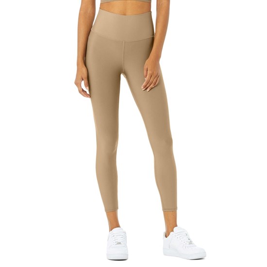 Leggins Alo Yoga 7/8 High-Cintura Airlift Mujer Beige | HPXG32416