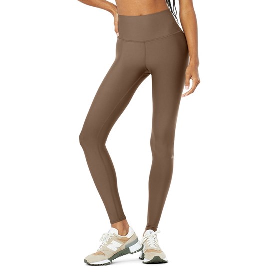 Leggins Alo Yoga 7/8 High-Cintura Airlift Mujer Marrom | MULI39860