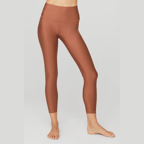Leggins Alo Yoga 7/8 High-Cintura Airlift Mujer Marrom | SCJP36407