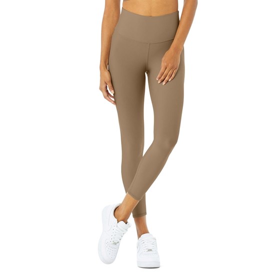 Leggins Alo Yoga 7/8 High-Cintura Airlift Mujer Beige | UWNR65193