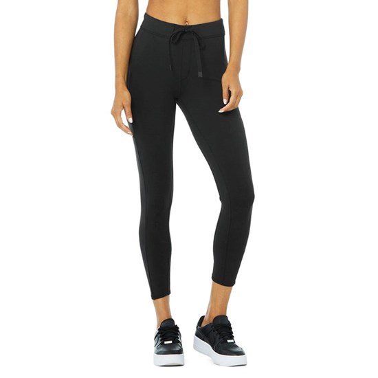 Leggins Alo Yoga 7/8 High-Cintura Checkpoint Mujer Negros | QSYZ61792
