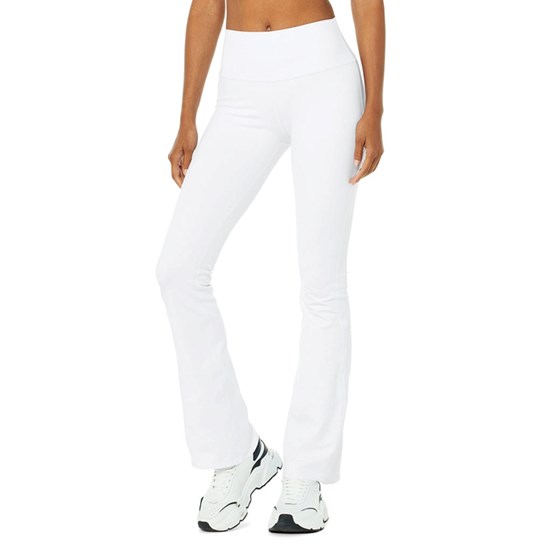Leggins Alo Yoga Airbrush High-Cintura 7/8 Bootcut Mujer Blancos | MVLR35216