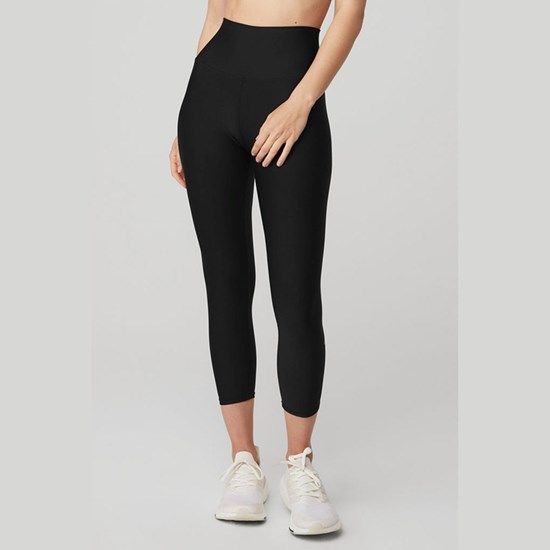 Leggins Alo Yoga High-Cintura Airlift Capri Mujer Negros | SLNF75214