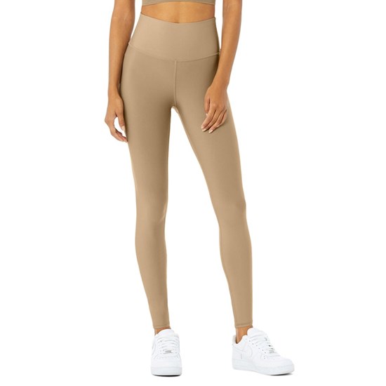 Leggins Alo Yoga High-Cintura Airlift Mujer Beige | FYUR24681