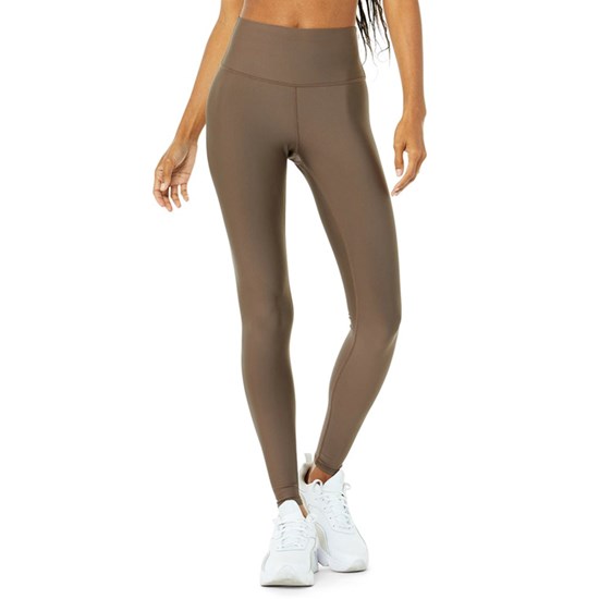 Leggins Alo Yoga High-Cintura Airlift Mujer Marrom | GLOU42067