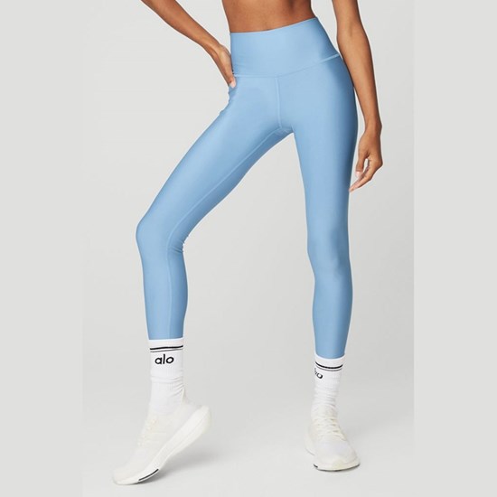 Leggins Alo Yoga High-Cintura Airlift Mujer Azules | MJUO04876