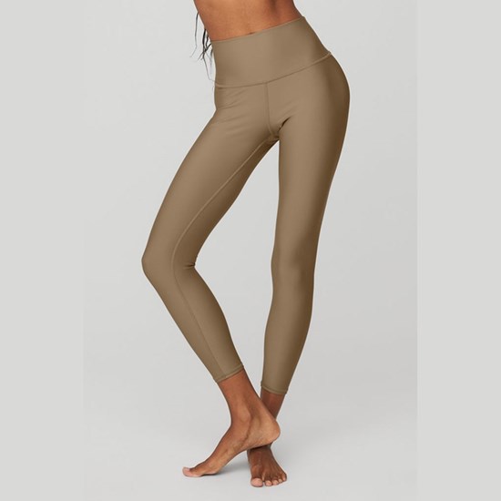 Leggins Alo Yoga High-Cintura Airlift Mujer Beige | SYTB13654
