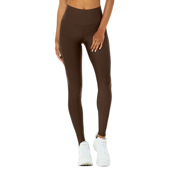 Leggins Alo Yoga High-Cintura Airlift Mujer Marrom | UEYH46785