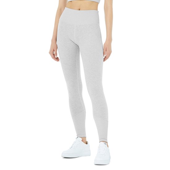 Leggins Alo Yoga High-Cintura Alosoft Lounge Mujer Grises | GEIU06548