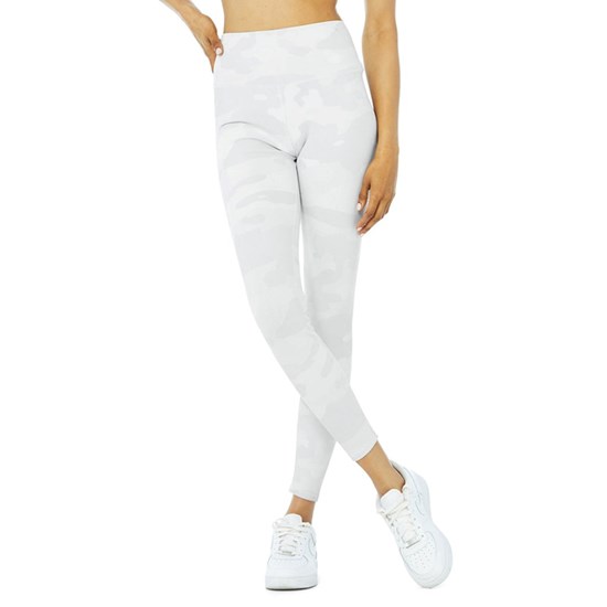 Leggins Alo Yoga High-Cintura Camo Vapor Mujer Blancos | PGRT78429