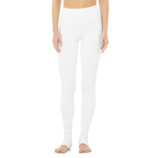 Leggins Alo Yoga High-Cintura Goddess Mujer Blancos | KJYU09678