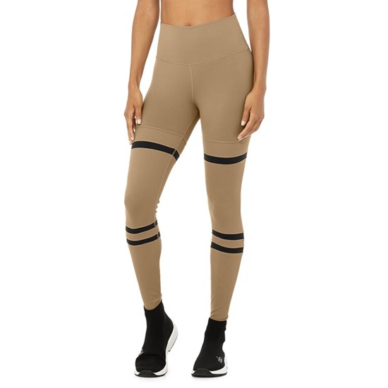 Leggins Alo Yoga High-Cintura Legit Mujer Beige | PUIO94516