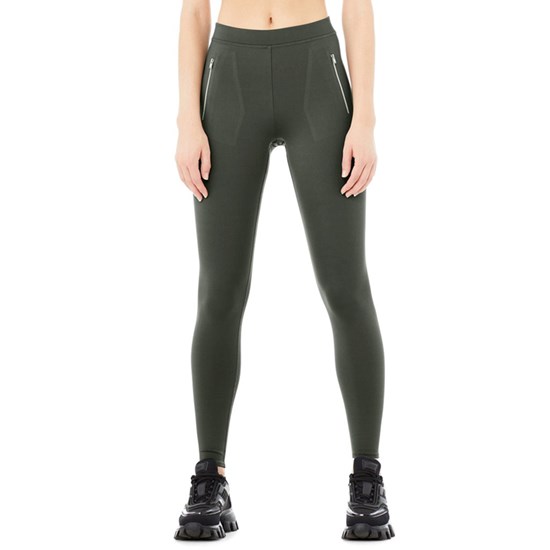 Leggins Alo Yoga High-Cintura Thrill Seeker Mujer Verdes | WROD08752