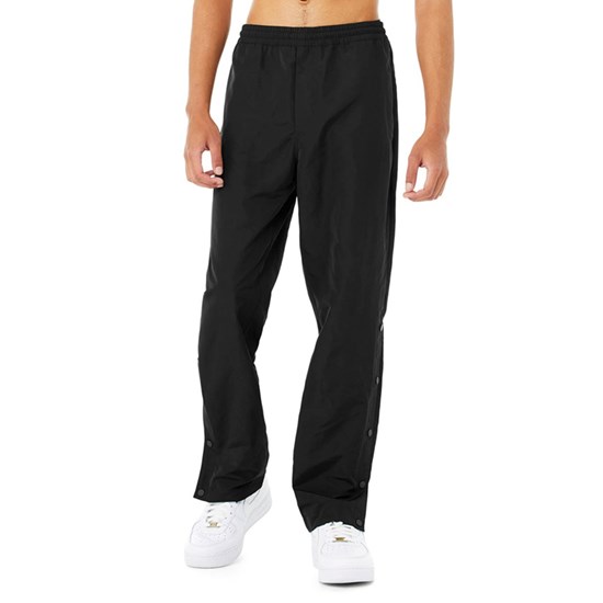 Pantalones Alo Yoga Legend Snap Hombre Negros | ALIV83702