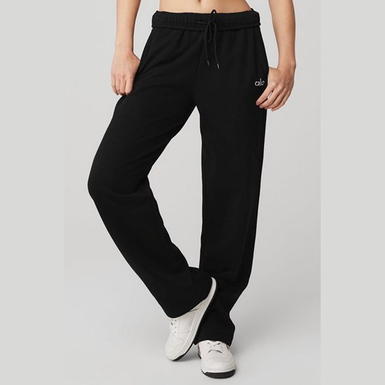 Pantalones Deportivos Alo Yoga Accolade Straight Leg Mujer Negros | VXNB18549