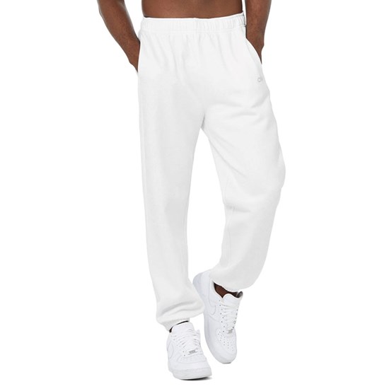 Pantalones Deportivos Alo Yoga Accolade Hombre Blancos | ZDHO50271