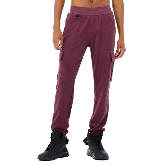 Pantalones Deportivos Alo Yoga Highline Cargo Hombre Rojos | DIEA81324