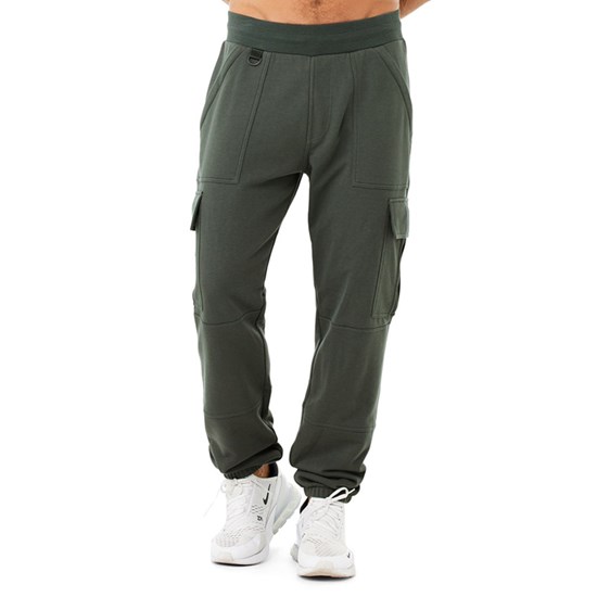 Pantalones Deportivos Alo Yoga Highline Cargo Hombre Verdes | JBCY83907