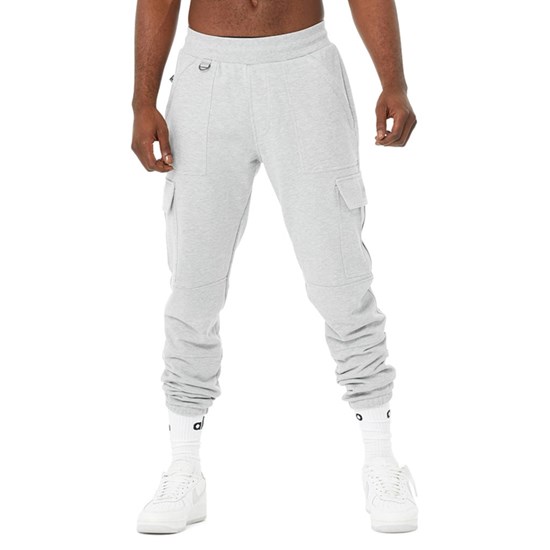 Pantalones Deportivos Alo Yoga Highline Cargo Hombre Grises | VXLN08463